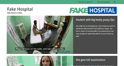 Desktop Screenshot of fake-hospital.com